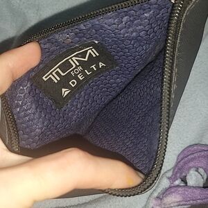 TUMI for Delta Navy Travel Pouch